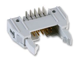 3-828586-4 - TE CONNECTIVITY / AMP - 線至板連接器, 直角, AMP-LATCH系列, 34 觸點, 針座, 2.54 mm, 通孔安裝, 2 排 | e絡(luò)盟 中國